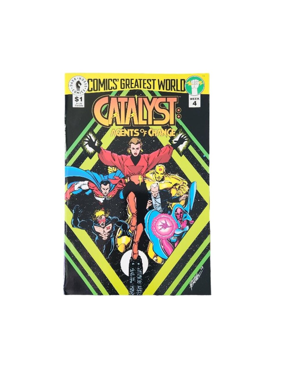 Dark Horse Catalyst Agents Of Change Week 4 1993 Comic Book Bagged Boarded